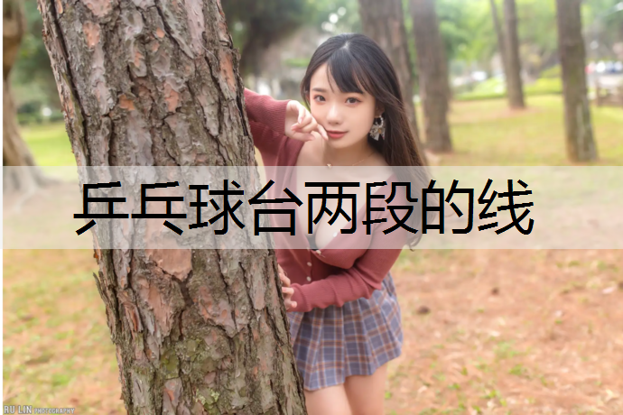 乒乓球台两段的线