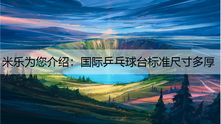国际乒乓球台标准尺寸多厚
