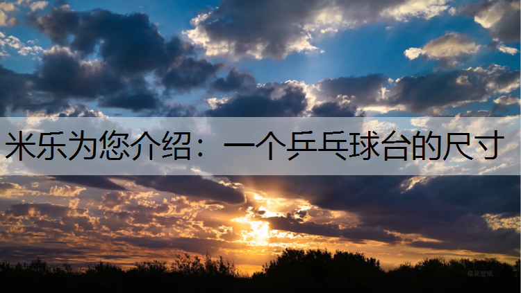 一个乒乓球台的尺寸